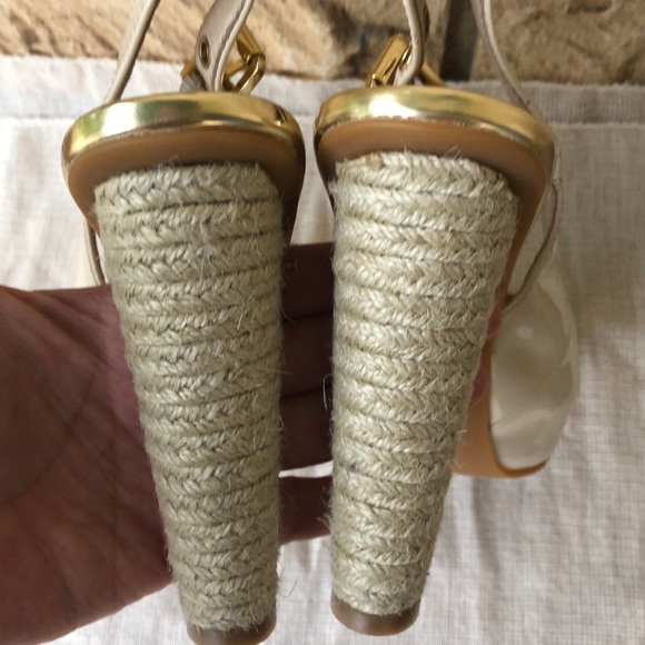 Michael Michael Kore Heels nude Size 6 1/2 M - Picture 6 of 8